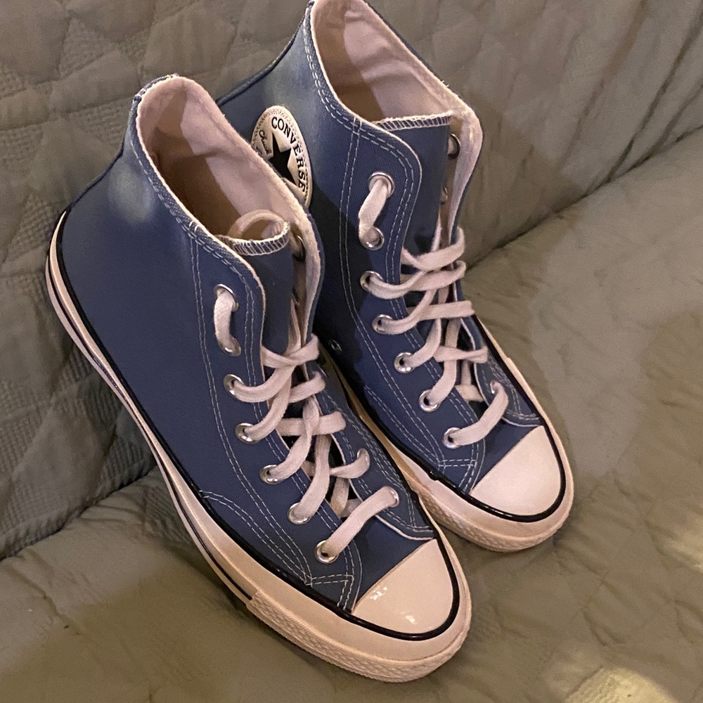 Converse Classic Blue and White High-Tops